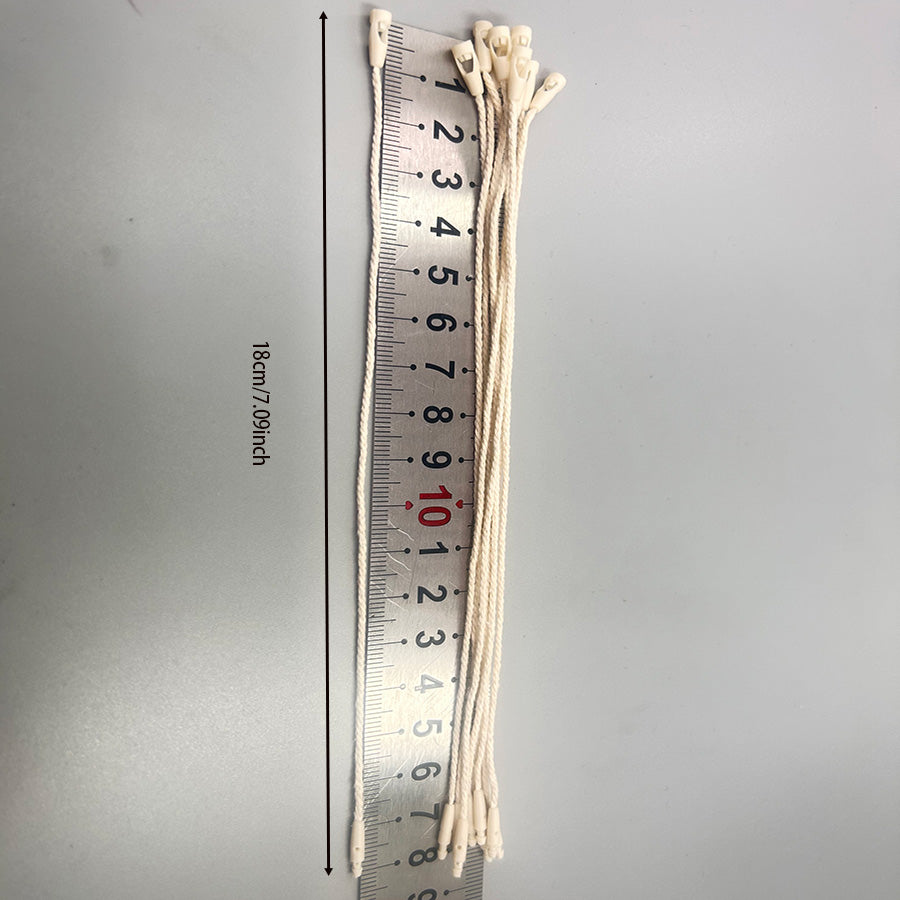 500个棉线米色标签,绳扣,吊粒,吊牌绳,吊绳,礼品线扣,环扣,钩扣,方便快捷地安装服装标签,零售价格标签,鞋扣锁,行李标签,DIY工艺品